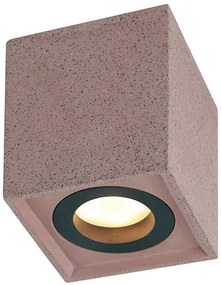 Επιτοίχιο Φωτιστικό Οροφής Tonem Μονόφωτο-Kokkino