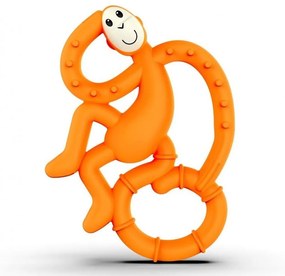 Μασητικό Οδοντοφυΐας Mini Monkey Teether 10cm Orange Matchstick Monkey Σιλικόνη