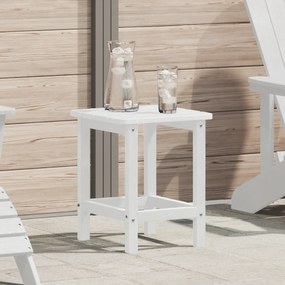 vidaXL Τραπέζι Adirondack Λευκό 38x38x45 εκ. HDPE