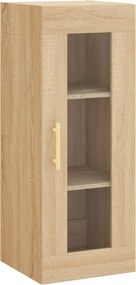 vidaXL Ντουλάπι Τοίχου Sonoma Δρυς 34,5 x 34 x 90 εκ.