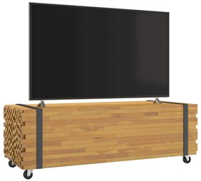 vidaXL Τραπεζάκι Σαλονιού 110x45x35 εκ. από Μασίφ Ξύλο Teak