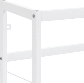 vidaXL Έπιπλο Μπάνιου Λευκό 59 x 38 x 83 εκ. Σιδερένιο