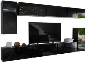 Σύνθεση σαλονιού Rellor-Μαύρο