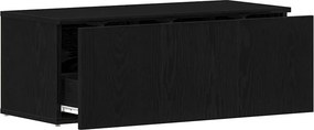 vidaXL Ντουλάπι TV 80x34x30 εκ. Μαύρη Οξυά Επεξεργασμένο Ξύλο