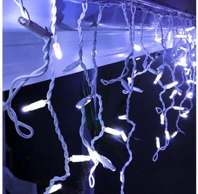 Λαμπάκια Σειρά 144 LED Κουρτίνα Λευκό Ψυχρό Φως Επεκτεινόμενα IP65 300x60cm 1,5μ Καλώδιο X081442414 ACA-X081442414-Λευκό X081442414