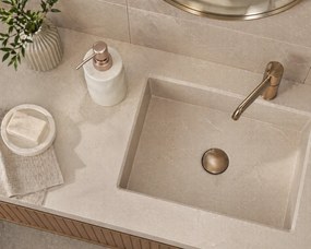 Δοχείο Κρεμοσάπουνου Stoneware 300ml 9x7.3x17.5cm White MRShome
