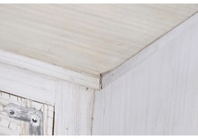 Τηλεόραση DKD Home Decor Λευκό Ξύλο Ξύλο από Μάνγκο 151 x 40 x 60 cm