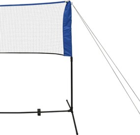 vidaXL Σετ Φιλέ Μπάντμιντον 300 x 155 εκ. με Μπαλάκια Μπάντμιντον