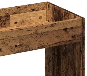 Ντουλάπι Όψη Παλαιού Ξύλου 92x33x140 εκ. Επεξεργασμένο Ξύλο - Καφέ