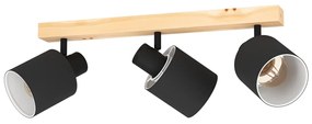 Φωτιστικό Σποτ Eglo 99491 BATALLAS Καφέ (Brown)|Μαύρο Ματ (Black Mat)