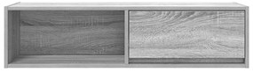 vidaXL Έπιπλο Τηλεόρασης Γκρι Sonoma 100x31x25,5 εκ. από Επεξεργ. Ξύλο
