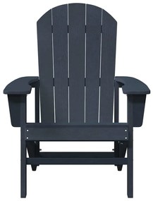 vidaXL Adirondack Καρέκλα Ναυτικό Μπλε 74x82x91 εκ HDPE