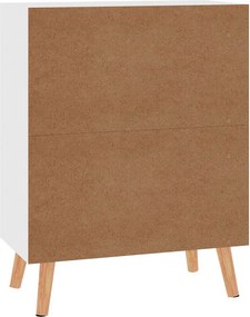 vidaXL Μπουφές Λευκός 60x30x72 εκ. από Επεξεργασμένο Ξύλο