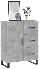 vidaXL Ντουλάπι Γκρι Σκυροδέματος 69,5x34x90 εκ. Επεξεργασμένο Ξύλο