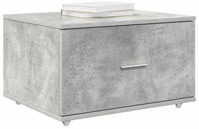 vidaXL Ντουλάπι με Συρτάρια Γκρι 55 x 45 x 33.5 εκ Επεξεργασμένο ξύλο