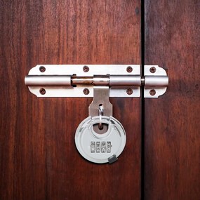 vidaXL Κλειδώματα Discus με Κλειδιά 2 pcs Ασημί 7 x 2,3 x 7 εκ