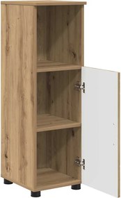 vidaXL Ντουλάπι Μπάνιου με αποθήκευση Artisan Oak 30 x 35 x 95 εκ