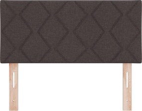 vidaXL Κεφαλάρι Σκούρο Καφέ 90 cm ύφασμα