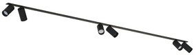 Φωτιστικό Οροφής - Σποτ Mono Surface 7837 6xGU10 10W Black Nowodvorski Metal, Plastic