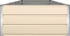 vidaXL Γλάστρα Ελεφαντόδοντο 195 x 100 x 45 εκ Επικαλυμμένος Χάλυβας