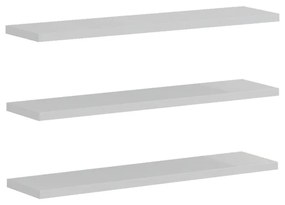 Ραφιέρα τοίχου Divar pakoworld λευκή 60x14.5x1.8εκ