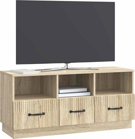 vidaXL Ντουλάπι TV Sonoma Δρυς 102 x 34,5 x 47 εκ Επεξεργασμένο Ξύλο