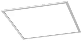 Φωτιστικό Οροφής - Πλαφονιέρα Phoenix 674016207 30W Led 62x62x4,2cm Nickel Mat Trio Lighting Metal