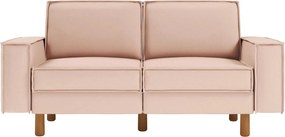 2-Seat Sofa Sparrow 2 - Salmon, Walnut Salmon
Walnut