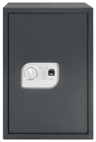 vidaXL Ψηφιακό Ασφαλές Σκούρο γκρι 31 x 35 x 50 εκ Ατσάλι