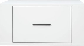 vidaXL Κομοδίνα Επιτοίχια 2 τεμ. Λευκά 50x36x25 εκ.