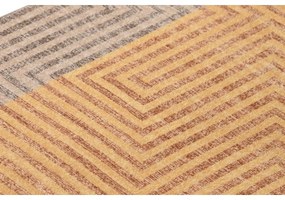 Χαλί DKD Home Decor Κίτρινο (60 x 240 x 0,7 cm)