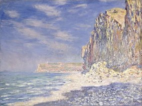 Αναπαραγωγή Cliffs near Fecamp, 1881, Monet, Claude