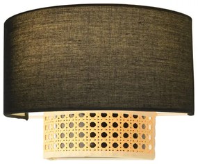 Απλίκα Τοίχου Aca Nisyros TF20831WB Black