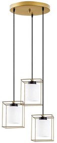 Φωτιστικό Οροφής Swank 521SHN3466 35x113cm 3xE27 40W Gold Opviq