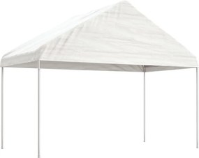 vidaXL Κιόσκι με Τέντα Λευκό 8,92 x 4,08 x 3,22 μ. από Πολυαιθυλένιο