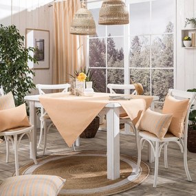 Καρέ Laredo 14 Peach Teoran 90X90cm Cotton-Polyester