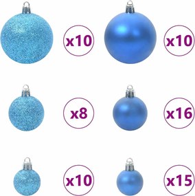 vidaXL Τεχνητό Χριστουγεννιάτικο Δέντρο με 300 LED Πράσινο 210 cm