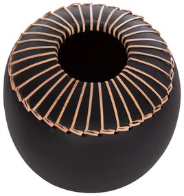 ΕΠΙΤΡΑΠΕΖΙΟ ΔΙΑΚΟΣΜΗΤΙΚΟ ΒΑΖΟ LENNOX HM4675.01L TΕΡΑΚΟΤΑ ΣΕ ΜΑΥΡΟ--Φ22x20Υεκ. (1 Τεμμάχια)