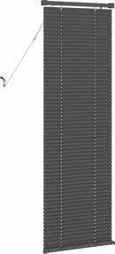 vidaXL Βενετσιάνικη Σκίαση Ασημί Γκρι 150 x 50 cm PVC