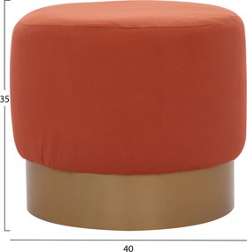 ΣΚΑΜΠΟ VINDE HM9260.02 ΚΟΡΑΛΙ ΜΕ ΧΡΥΣΗ ΒΑΣΗ Φ40x35 εκ.