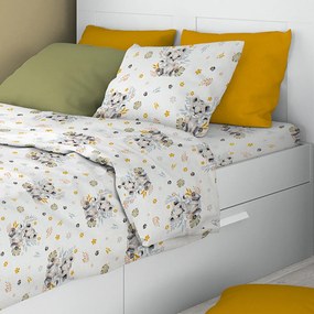 Σεντόνι Μονό Επίπεδο + Μαξιλαροθήκη (Σετ) Dimcol 531 Lion Cub Grey