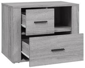 vidaXL Κομοδίνο Γκρι Sonoma 60x36x45 εκ. από Επεξεργασμένο Ξύλο