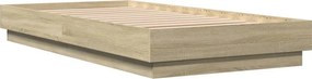vidaXL Πλαίσιο Κρεβατιού Χωρ. Στρώμα Sonoma Δρυς 75x190εκ Επεξ. Ξύλο
