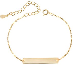 Βραχιόλι SENZA Silver 925 Gold Plated