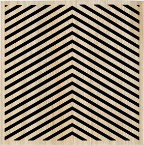 3D Πάνελ Τοίχου Ξύλινο (58x58) A-S Eileen Chevrons 215586