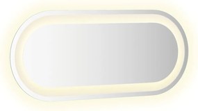 vidaXL Καθρέφτης Μπάνιου με LED Οβάλ 60x25 εκ.