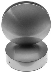 Φωτιστικό Τοίχου - Απλίκα Septum 93067 12x11x17cm Blue Led 1150lm 9W Grey GloboStar