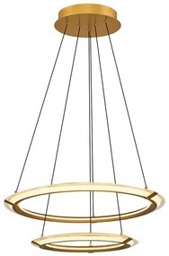 Φωτιστικό Οροφής Krakow 701CHD1327 Φ60x120cm Led 17000lm 92W 3000K Gold Opviq