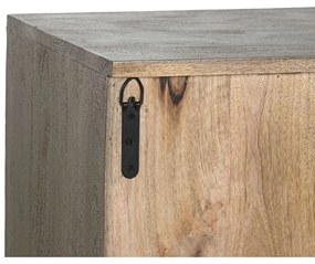 Τηλεόραση Home ESPRIT Ανοιχτό καφέ 200 x 40 x 61 cm