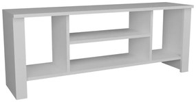 Έπιπλο τηλεόρασης Seref pakoworld σε λευκή απόχρωση 120x30x47εκ